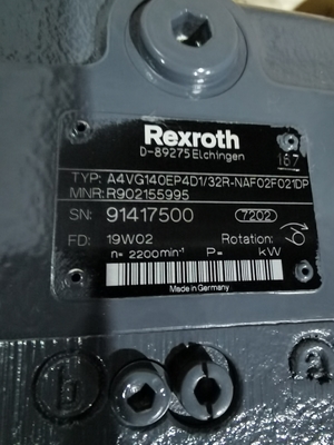 B220301000394 Pompa tłokowa A4VG140EP4D1/32R-NAF02F021DP R902155995 Rexroth dla SANY