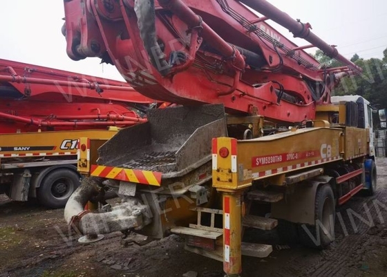 2-osiowa używana ciężarówka z pompą 2019 Używana ciężarówka do betonu 37m z podwoziem SANY