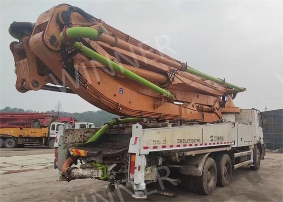2012 Używana pompa do betonu z wysięgnikiem ZLJ5339THB 47m 3 osie