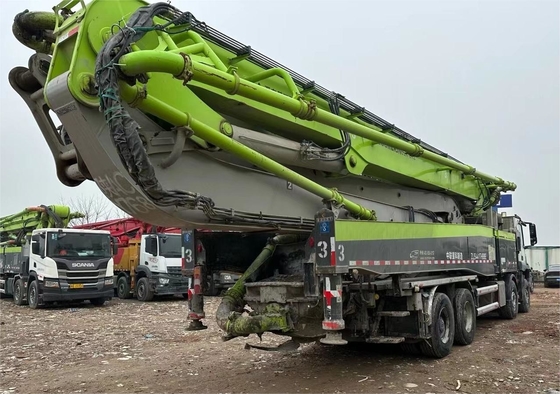 2021 Zoomlion 62M używany ciężarówka betonowa z podwoziem BENZ